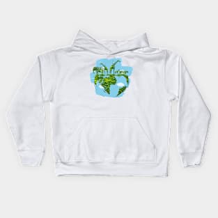 Wildlife- Green earth Kids Hoodie